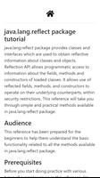 java.lang.reflect package tutorial Poster