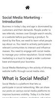 Social Media Marketing Tutorial captura de pantalla 2