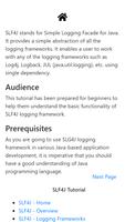 SLF4J Tutorial Poster