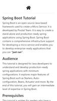 Spring Boot Tutorial Poster