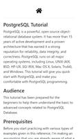 PostgreSQL Tutorial Poster