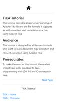 TIKA Tutorial Poster