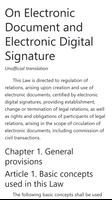 On Electronic Document and EDS Poster