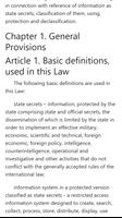 On State Secrets. Law of Kazakhstan captura de pantalla 1