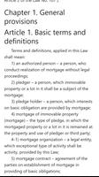 On Mortgage of Immovable Property. Law of KZ captura de pantalla 1