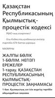 ҚР Қылмыстық-процестік кодексi Poster
