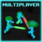 Stickman Multiplayer: Neon Warriors io icône