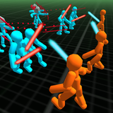 Stickman Simulator Neon Battle icône