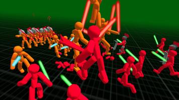Poster Stickman Simulator Neon Battle