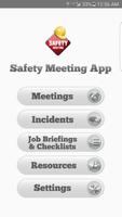 Safety Meeting poster