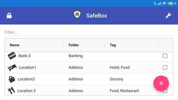 Safebox الملصق