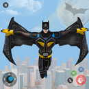 Flying Bat Robot Bike Game 2-APK