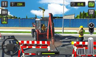 City Building Construction - Excavator Driving Sim capture d'écran 2