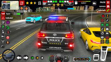 Police Car Chase Cop Car Games постер