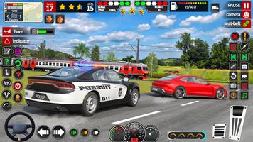 Police Car Chase Cop Car Games скриншот 1