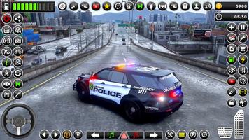 police simulateur réel voiture Affiche