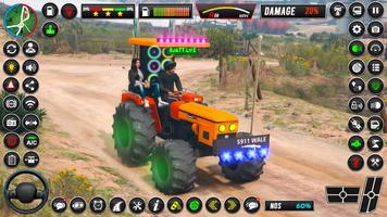 Indian Tractor Farming Life 3D syot layar 1