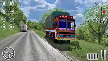 indyjski ciężarówka Gry 3d plakat
