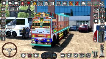 Indian Truck Driving Simulator الملصق