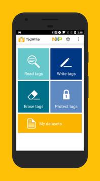 NFC TagWriter by NXP poster