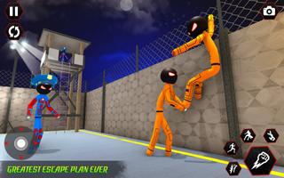 Stickman Prison Break Games poster