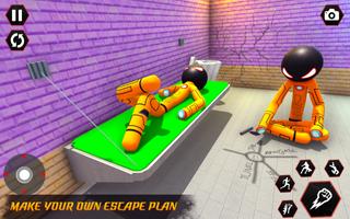 Stickman Prison Break Games ảnh chụp màn hình 2