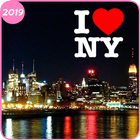 New York City Wallpaper: Buildings & City Lights ไอคอน