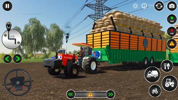 kargo traktor petani India 3d poster