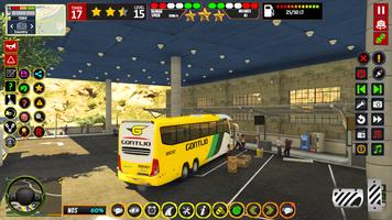 Bus seluler turis mewah 3d poster