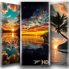 4D Sunset Wallpaper - HD Wallpaper & Backgrounds icône