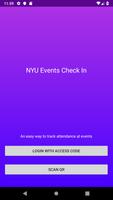 NYU Events Check In Affiche
