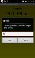 Freefall Depth Stopwatch اسکرین شاٹ 2