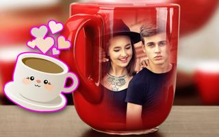 Coffee mug photo frames: Picture editor app 2020 Affiche
