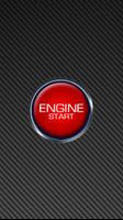 Engine Start Button Affiche