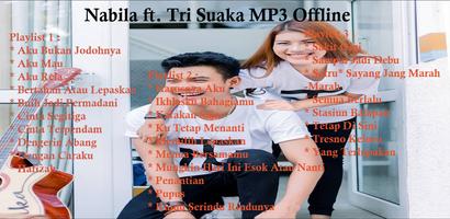 برنامه‌نما Nabila ft. Tri Suaka MP3 Offli عکس از صفحه