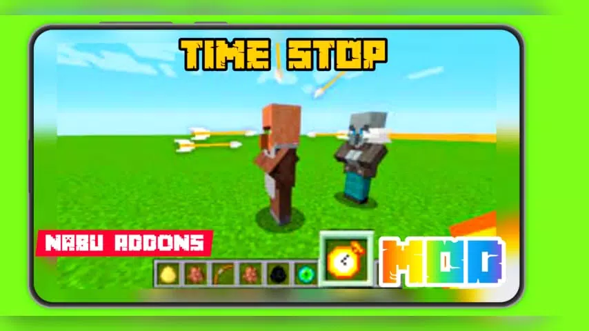 TimeStop Minecraft Addon