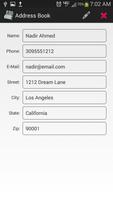 Address Book Screenshot 3