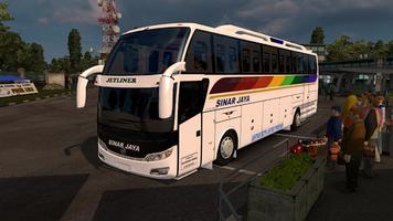Bus Simulator Lintas Jawa Plakat
