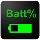 Pourcentage de la batterie icône