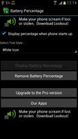 Show Battery Percentage اسکرین شاٹ 2