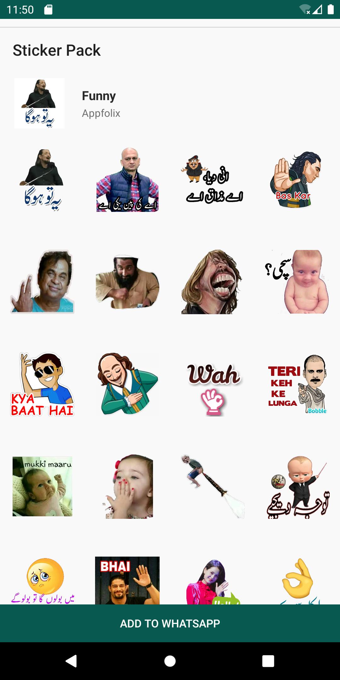 Funny Urdu Stickers APK for Android Download