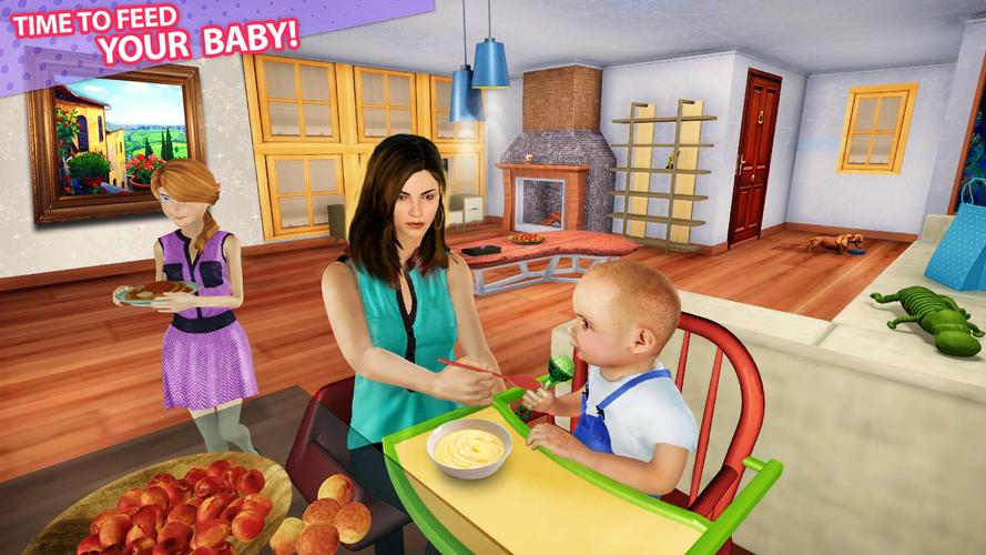 Мама игра 6. Mother игра. Mother Simulator game. Hello Virtual mom 3d игра. Virtual mother Simulator 3d: Mommy Baby Care Adventure APK.