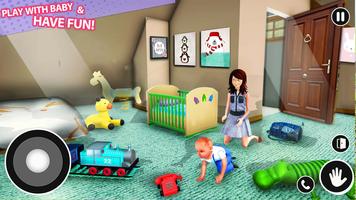 3 Schermata Single Mom Baby Simulator