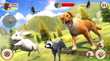 犬の家族シム動物ゲーム ポスター