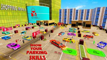 Shopping Mall Smart Taxi Car Parking Game Affiche