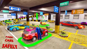 Shopping Mall Smart Taxi Car Parking Game captura de pantalla 1