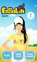Fashion Girl Sport Plakat