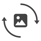 Afbeelding rotatie-icoon