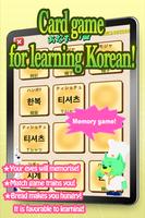 Card game for learning Korean! Affiche
