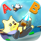 Shoot down words in sea Free Zeichen